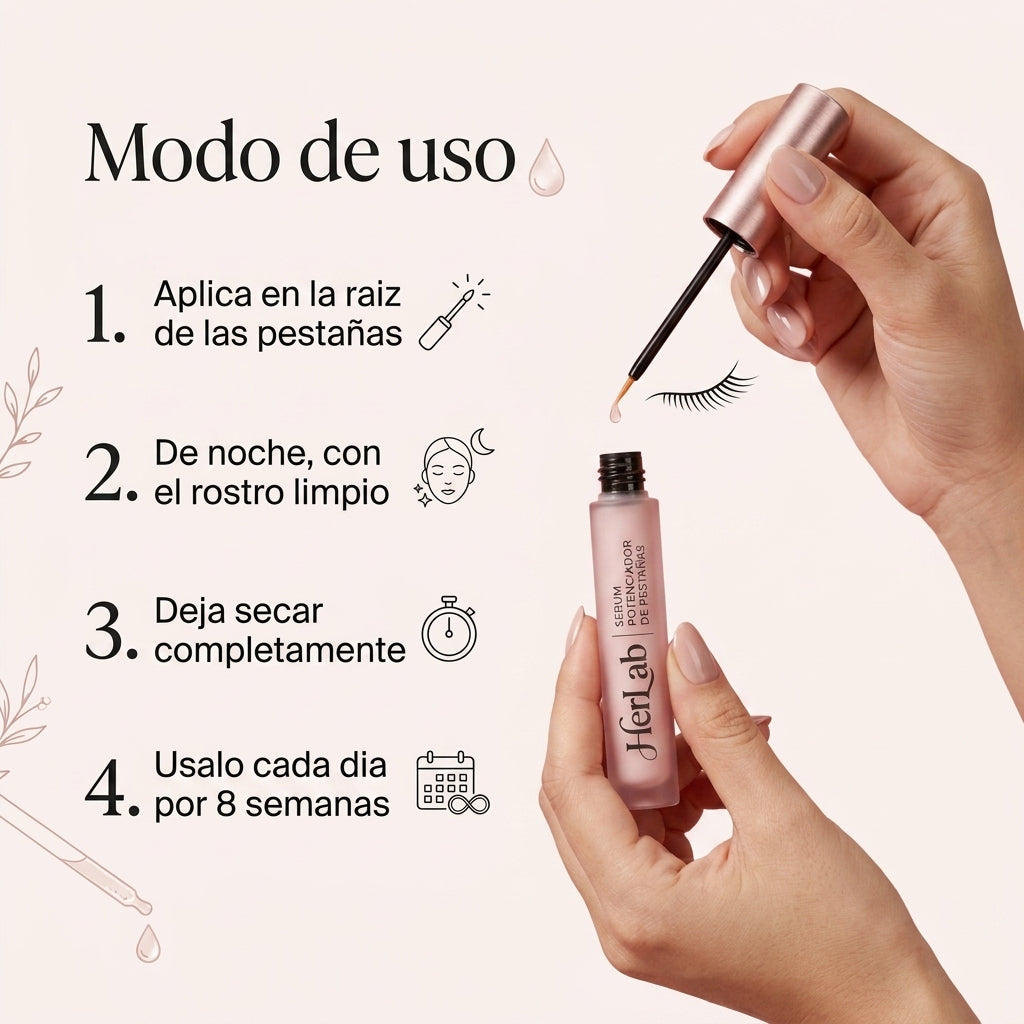HerLab - Fortalecé y Alargá tus Pestañas de forma segura.